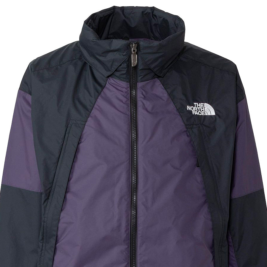 THE NORTH FACE チムニーウインドジャケット メンズ エンドレスダスク ブラック フロント ディテール