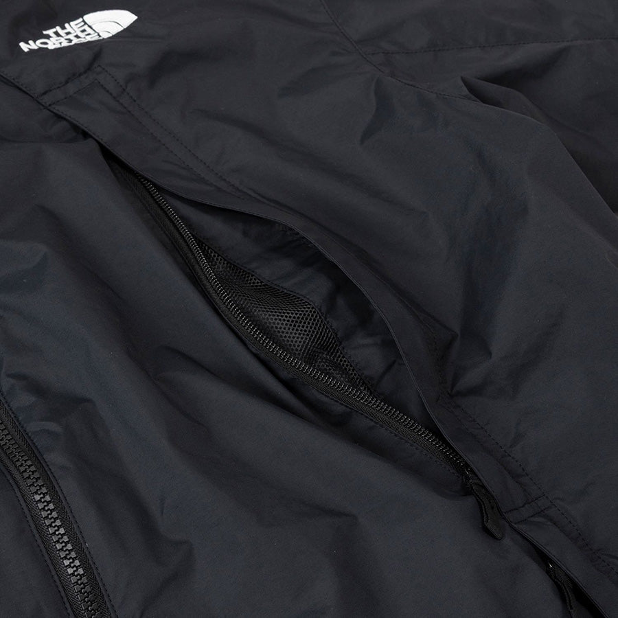 THE NORTH FACE チムニーウインドジャケット メンズ ブラック ベンチレーション ポケット