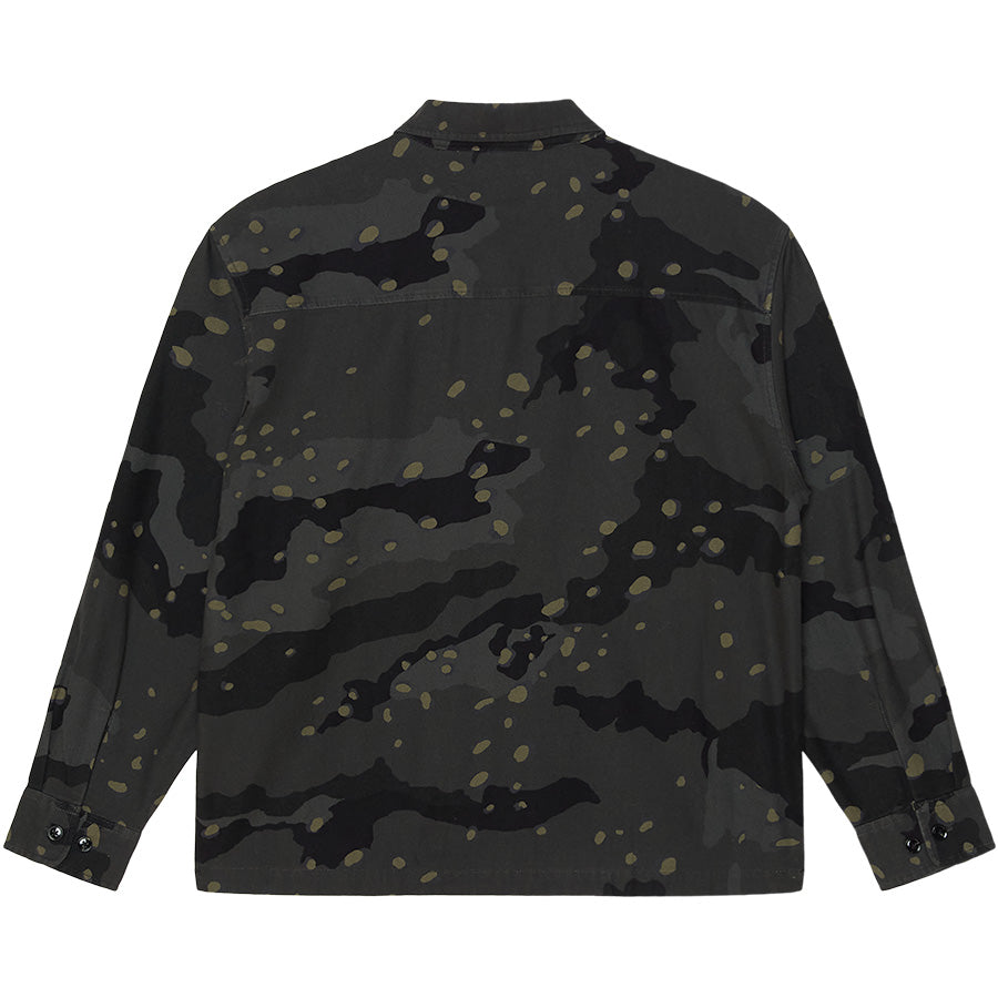 OBEY DESERT CAMO SHIRT 長袖シャツ デザートナイトカモ 背面 平置き 181200438-26H