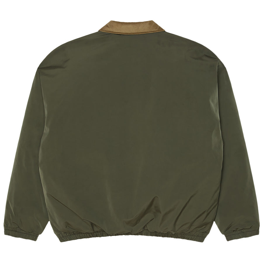 OBEY（オベイ）OBEY ELYSIAN JACKET グレーブリーフ 平置き背面 121800601-26F