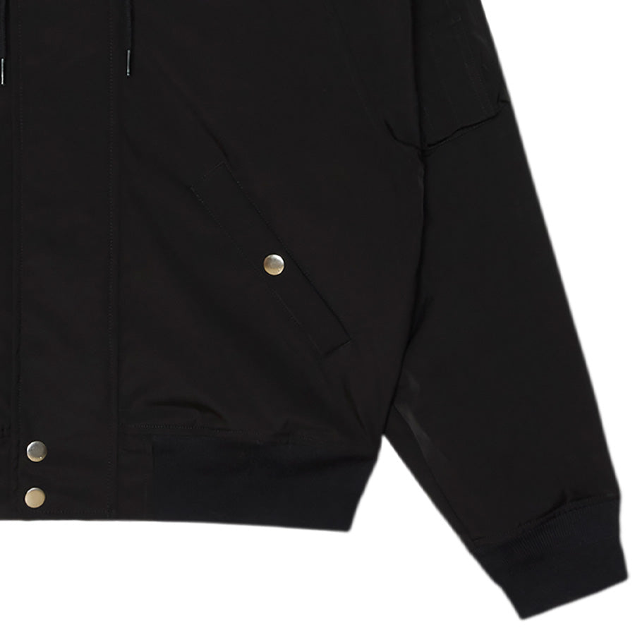OBEY N-2B SHORT PARKA ミリタリージャケット ブラック 裾 ポケット 袖口詳細 121800623-26F
