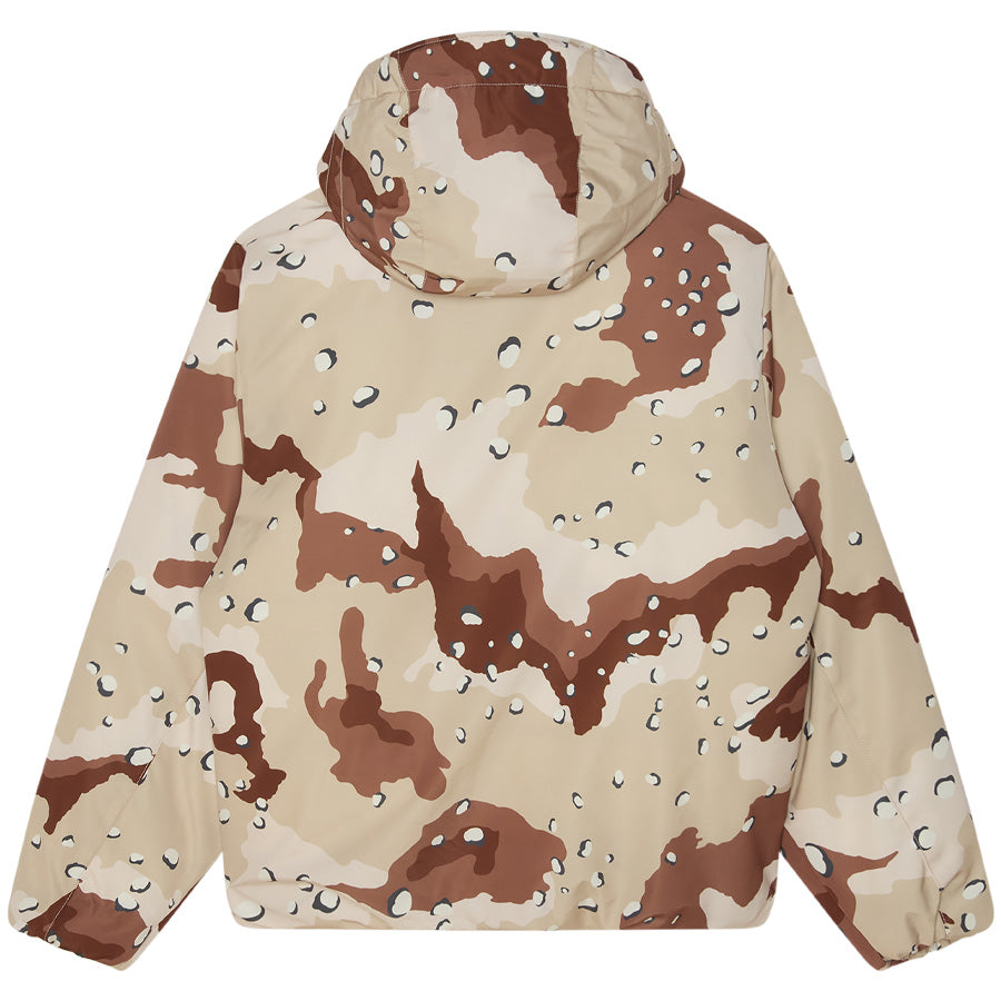 OBEY NOCTRAX PUFFER パファージャケット デザートカモ 背面 平置き 121800634-26F