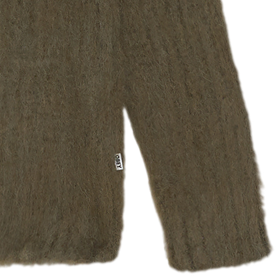 OBEY PATRON CARDIGAN カーディガン ティーリーフ ボタン ポケット詳細 151010025-26F