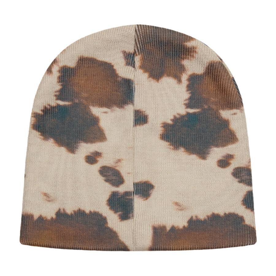 OBEY OBEY SILO BEANIE ビーニー カウマルチ 背面 平置き 100030246-26F
