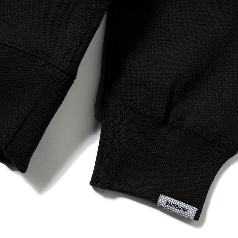 RAIDBACK 袖口 ブランドタグ ディテール ブラック