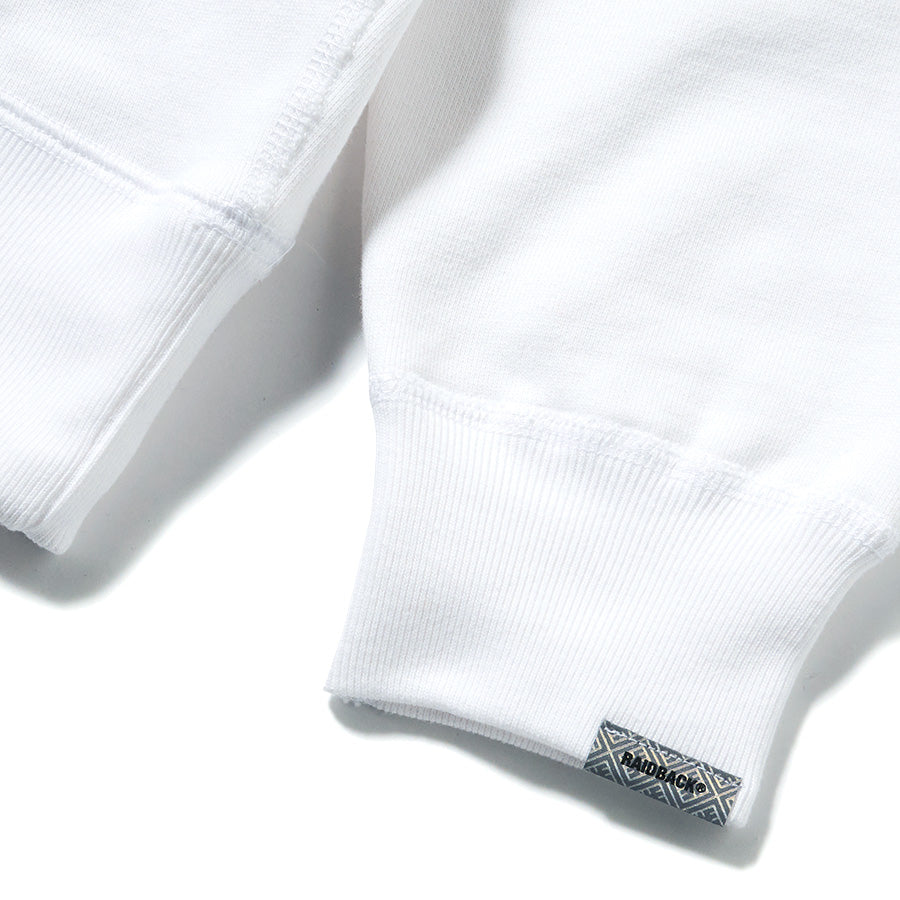 RAIDBACK 袖口 ブランドピスネーム ディテール ホワイト
