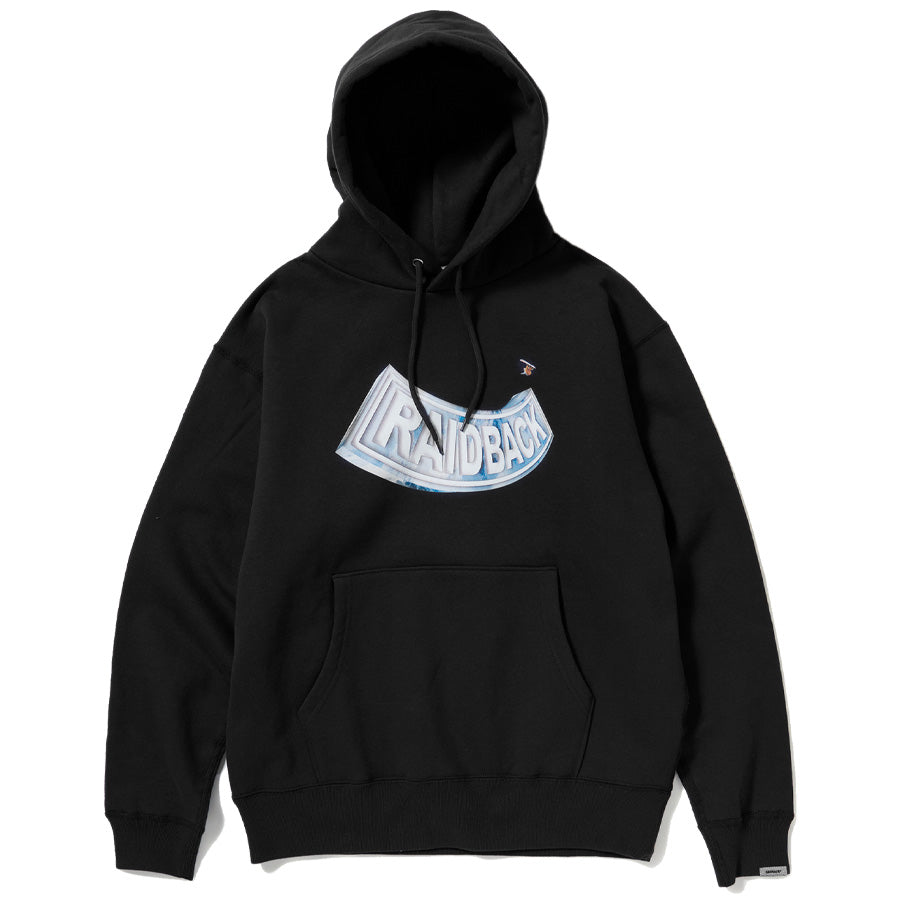 RAIDBACK FABRIC Snow Cube Arch Hoodie ブラック 正面