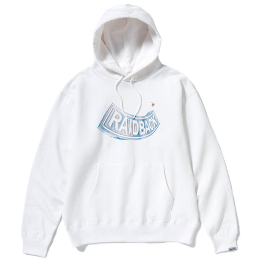 RAIDBACK FABRIC Snow Cube Arch Hoodie ホワイト 正面