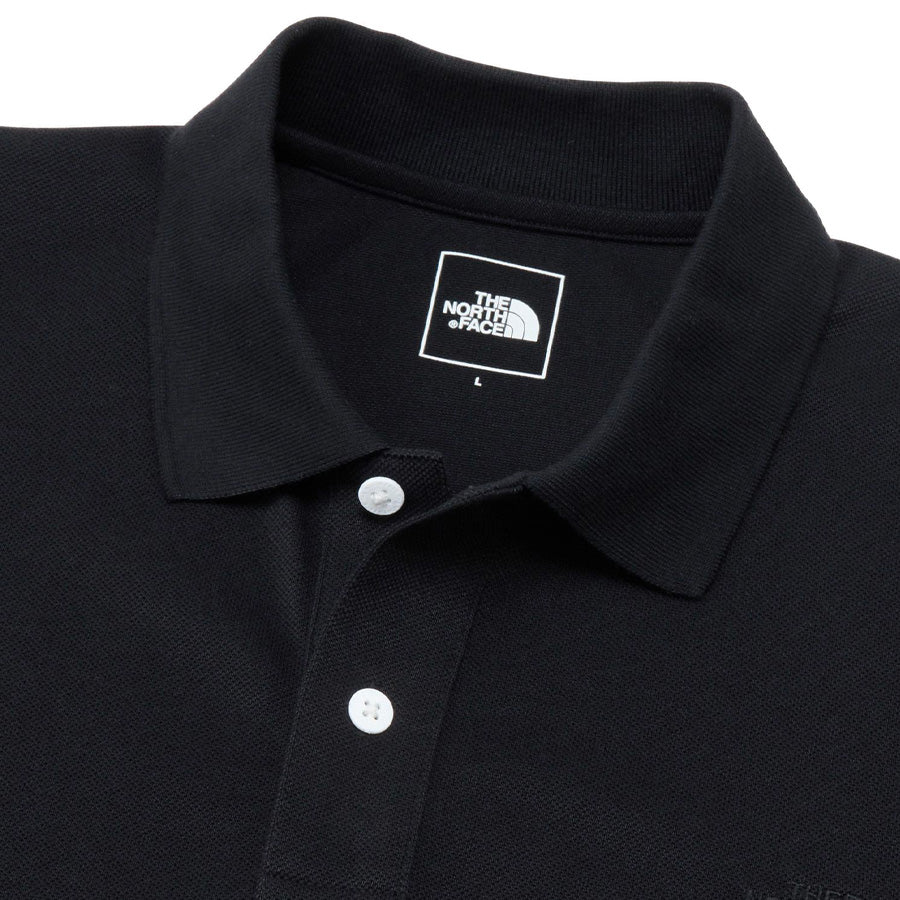 THE NORTH FACE ショートスリーブエニーパートポロ 襟元ディテール