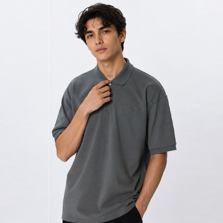 THE NORTH FACE ショートスリーブエニーパートポロ モデル着用上半身