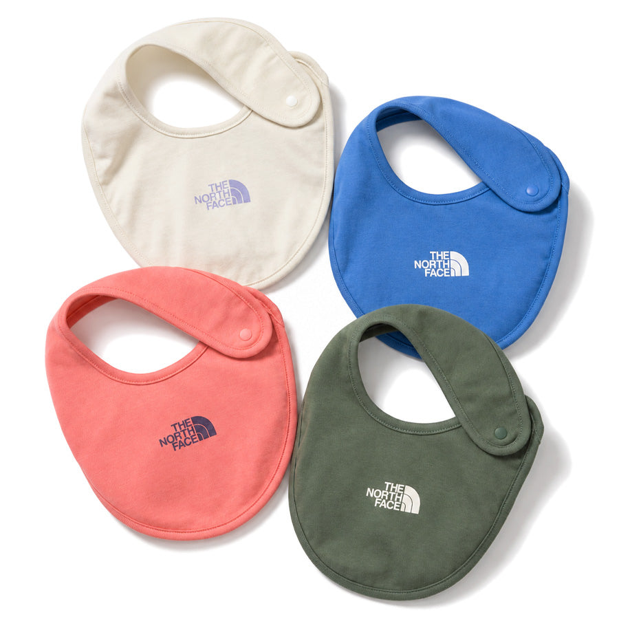THE NORTH FACE（ザ・ノース・フェイス）ベビー ビブ 4カラー 平置き NNB22513