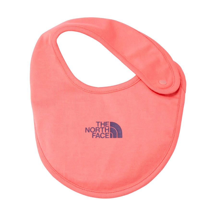 THE NORTH FACE（ザ・ノース・フェイス）ベビー ビブ コーラルクラッシュ 正面 平置き NNB22513