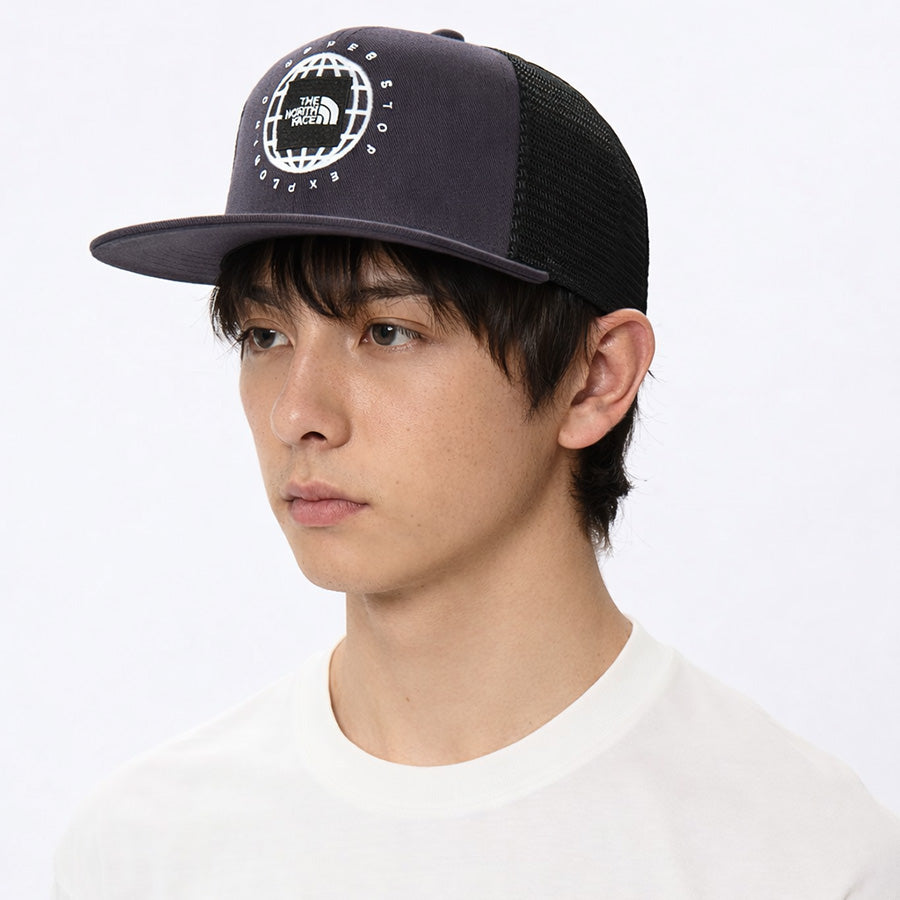 THE NORTH FACE（ザ・ノース・フェイス）メッセージメッシュキャップ 着用 エンドレスダスク