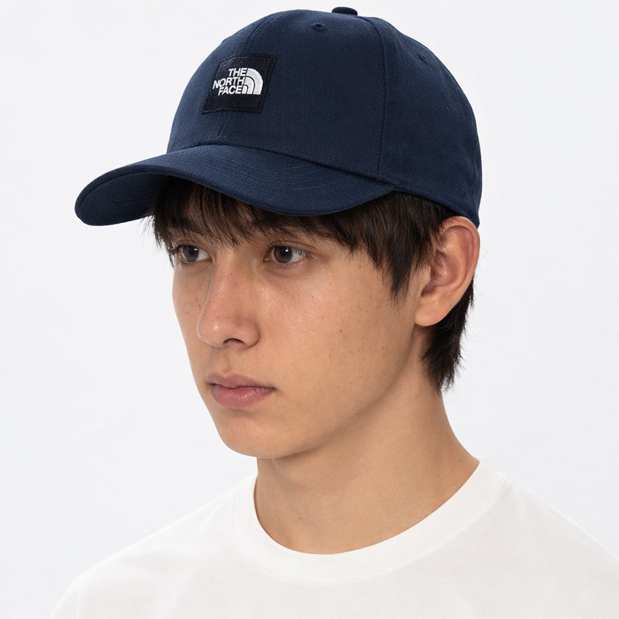 THE NORTH FACE（ザ・ノース・フェイス）スクエアロゴキャップ 着用 アーバンネイビー