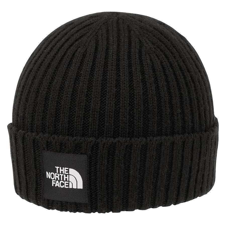 THE NORTH FACE カプッチョリッド ニットキャップ ブラック 正面 平置き NN42544