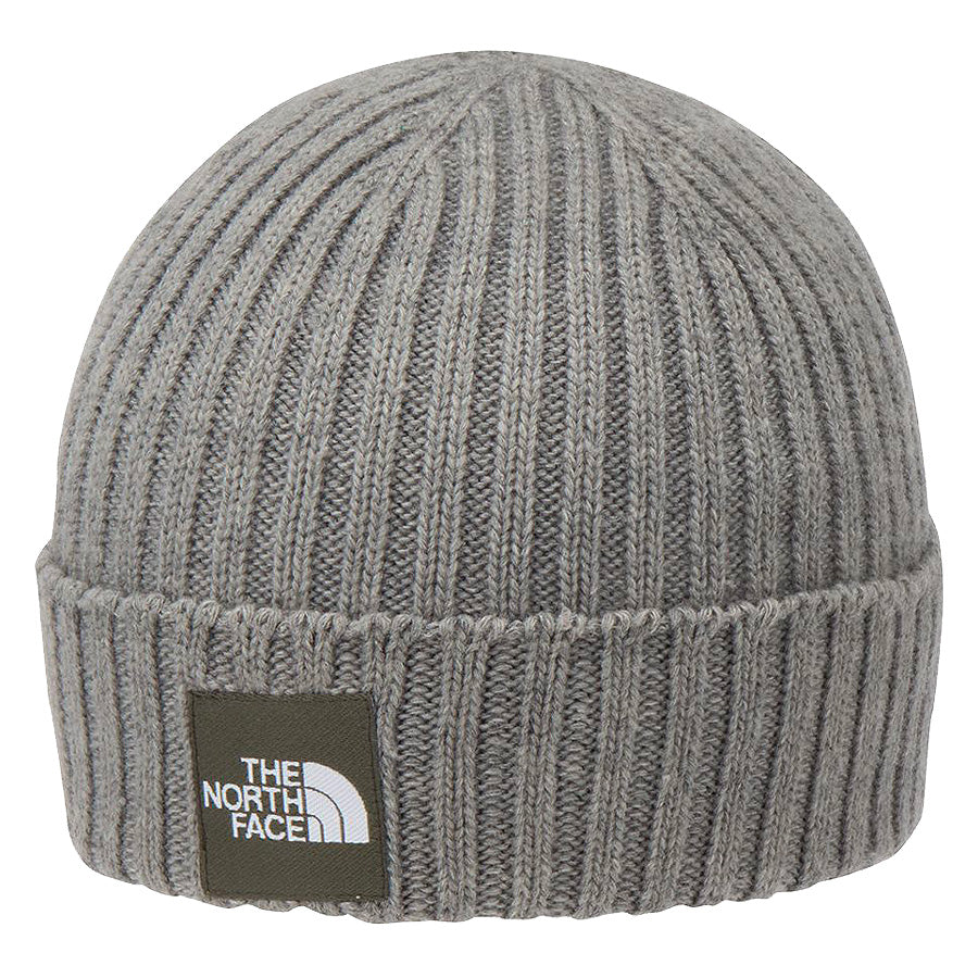 THE NORTH FACE カプッチョリッド ニットキャップ ミックスグレー 正面 平置き NN42544