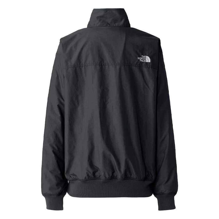 THE NORTH FACE コンパクトノマドブルゾン ブラック 背面 平置き NP72532