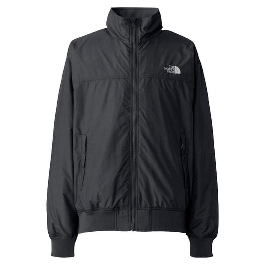 THE NORTH FACE コンパクトノマドブルゾン ブラック 正面 平置き NP72532