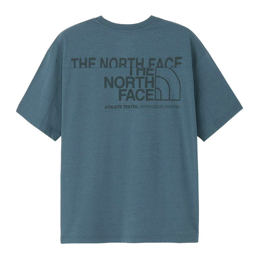 THE NORTH FACE（ザ・ノース・フェイス）ES ロゴワイドティー スレートグレー 背面