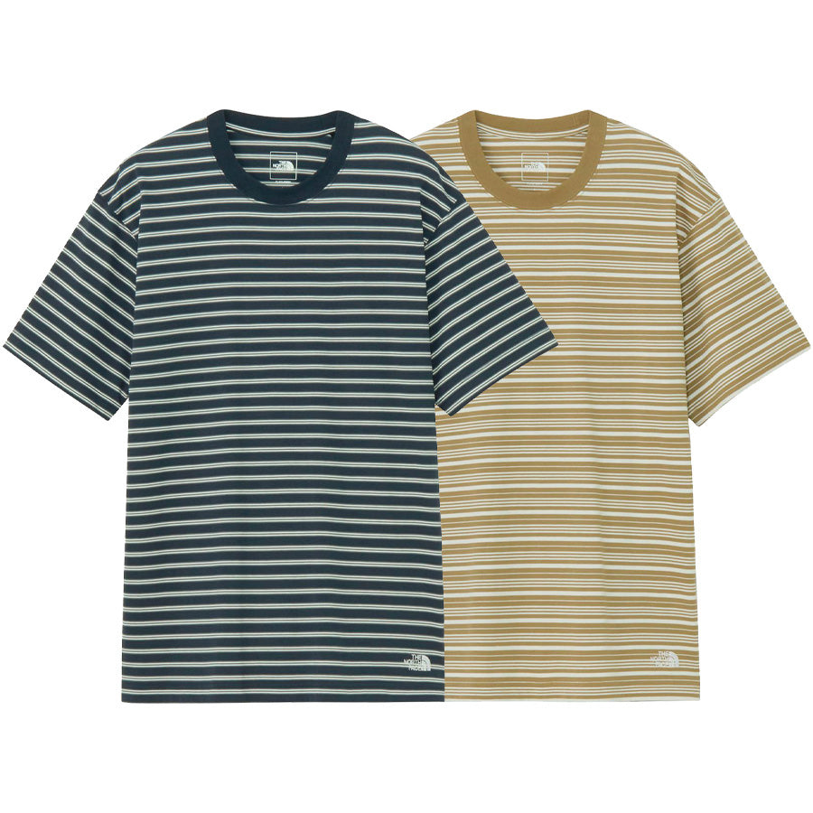 THE NORTH FACE ショートスリーブフラッシュドライボーダーティー 2カラー比較画像 NT32639