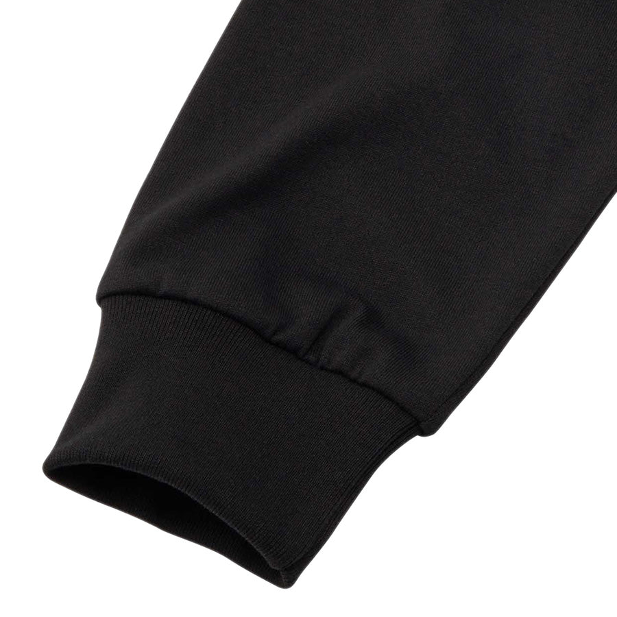 THE NORTH FACE ロングスリーブスクエアロゴティー ブラック 袖リブ詳細 NT82534
