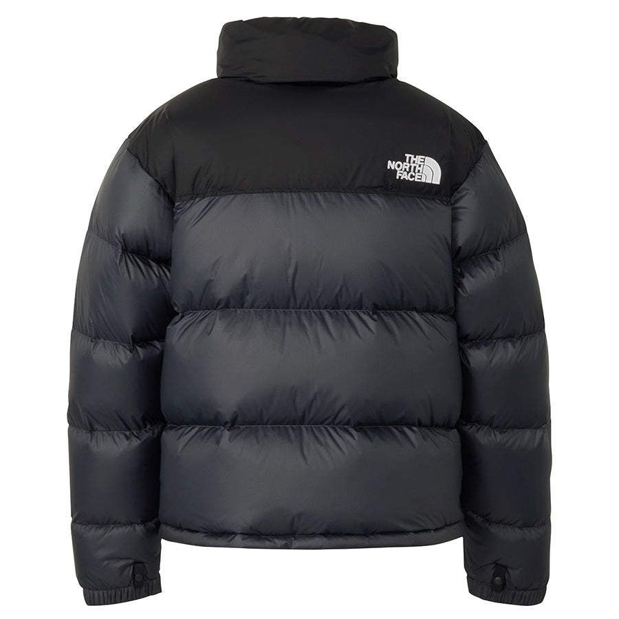 THE NORTH FACE ヌプシジャケット アスファルトグレー×ブラック 背面 平置き ND92555