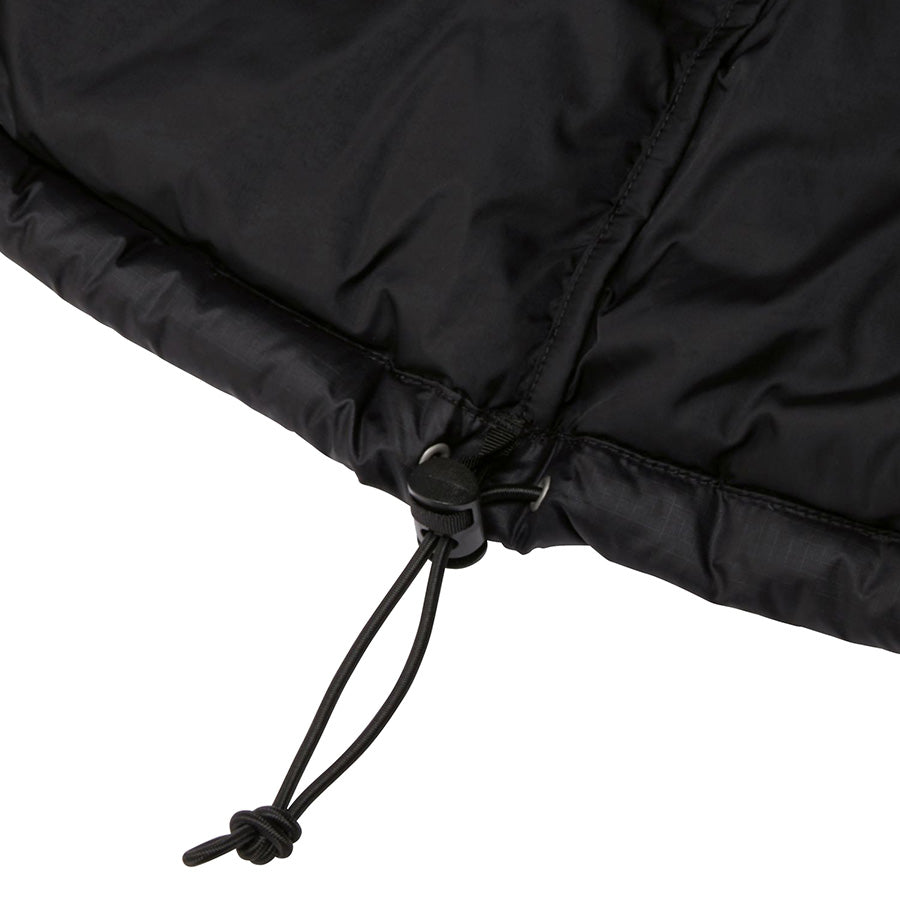 THE NORTH FACE ヌプシジャケット ブラック 裾ドローコード詳細 ND92555