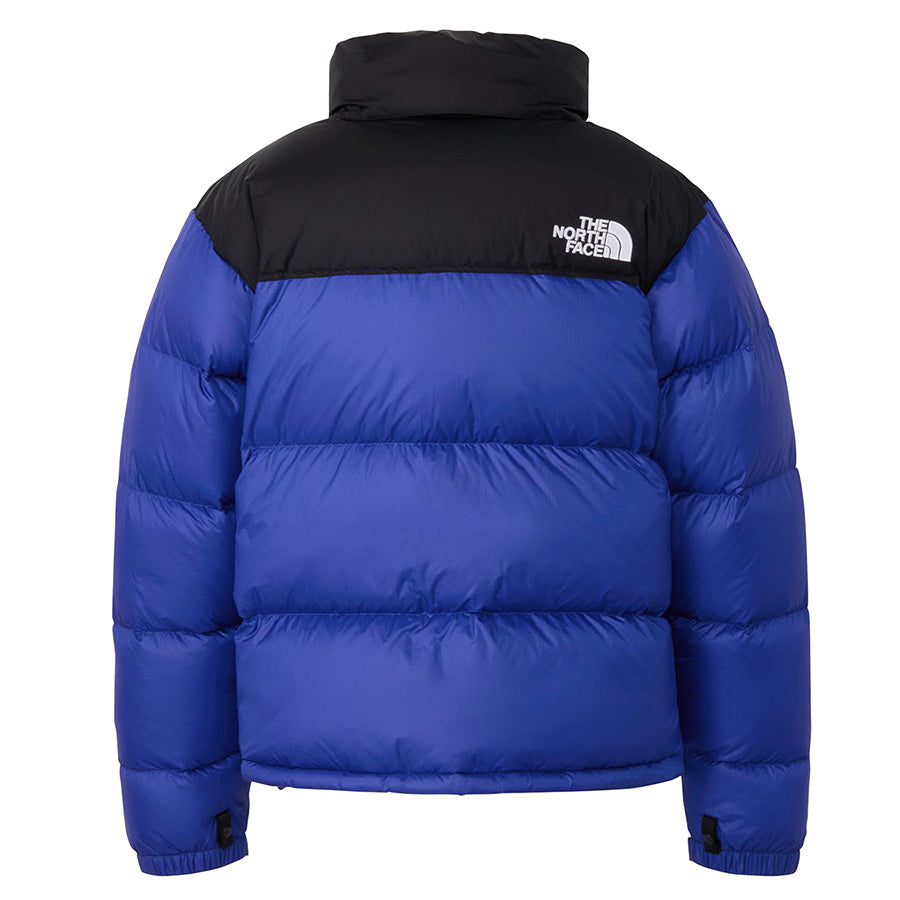 THE NORTH FACE ヌプシジャケット TNFブルー×ブラック 背面 平置き ND92555