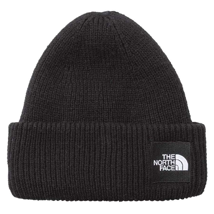 THE NORTH FACE ショートリブビーニー ニットキャップ ブラック 正面 平置き 別カット NN42542