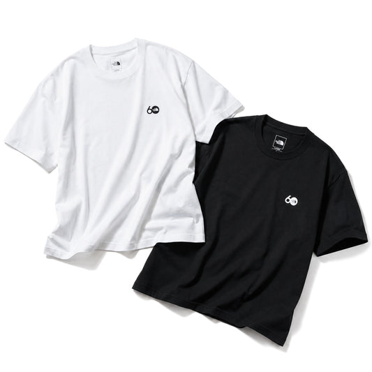 THE NORTH FACE ショートスリーブ60th シンプルロゴティー ホワイト ブラック 2カラー NT82641