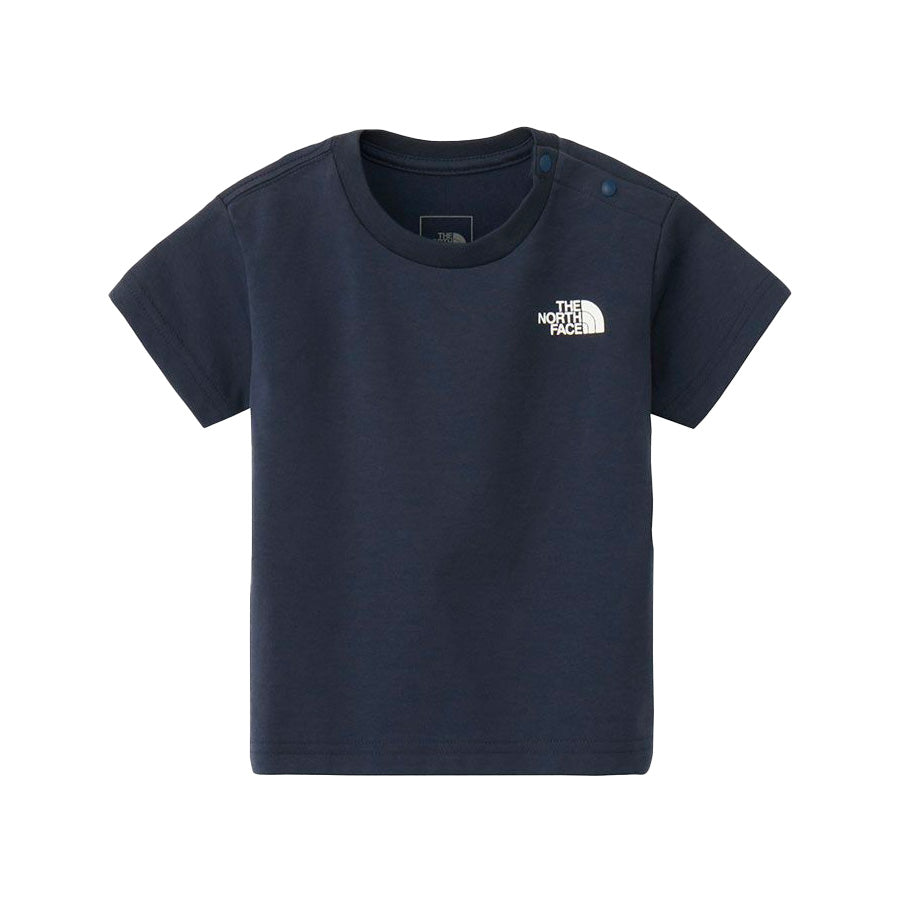 THE NORTH FACE ショートスリーブバンダナスクエアロゴティー アーバンネイビー 正面デザイン