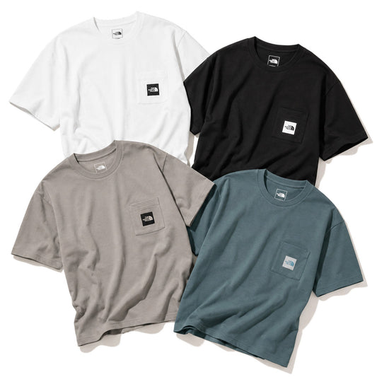 THE NORTH FACE ショートスリーブスクエアロゴポケットティー 4カラー 正面