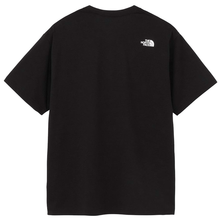 THE NORTH FACE ショートスリーブスクエアロゴポケットティー ブラック 背面
