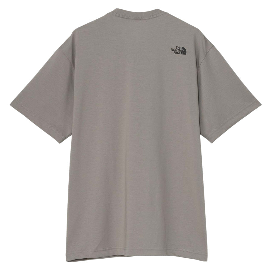 THE NORTH FACE ショートスリーブスクエアロゴポケットティー ストーンスラブ 背面