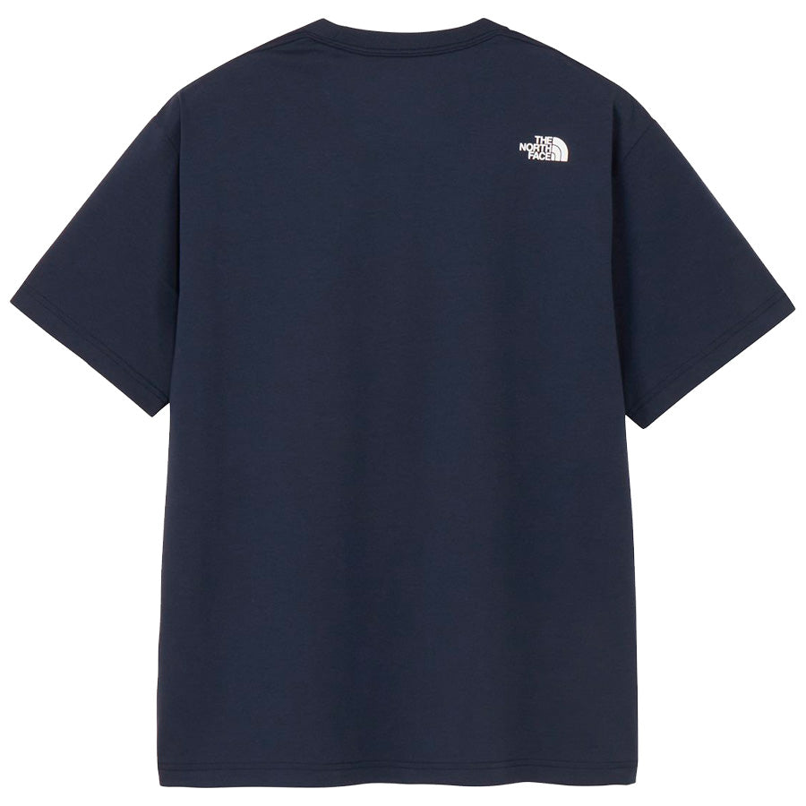 THE NORTH FACE ショートスリーブスクエアロゴポケットティー アーバンネイビー 背面