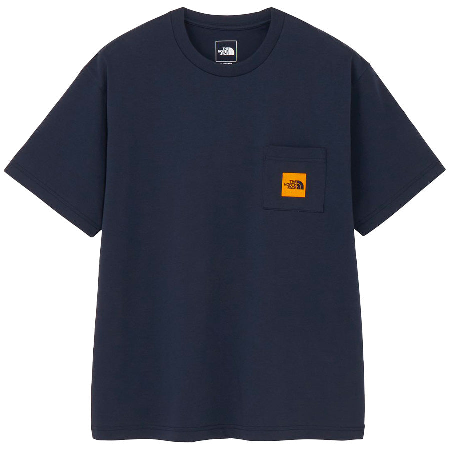 THE NORTH FACE ショートスリーブスクエアロゴポケットティー アーバンネイビー 正面