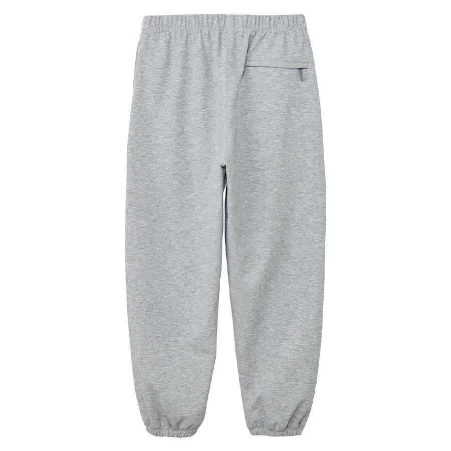 THE NORTH FACE スモールロゴヘザースウェットパンツ ミックスグレー 背面 平置き NB32636