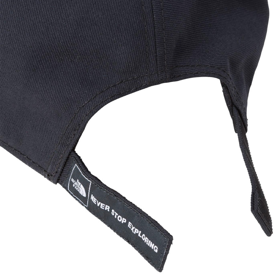 THE NORTH FACE スクエアロゴキャップ ブラック サイズ調整アジャスター詳細 NN02334