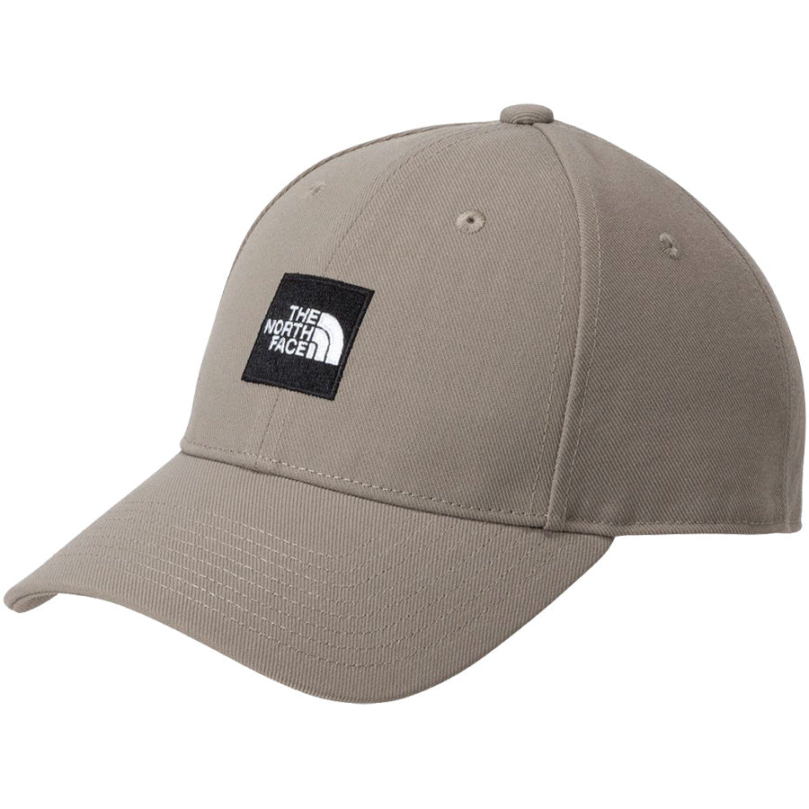 THE NORTH FACE スクエアロゴキャップ マッシュルーム 左斜め向き 正面 NN02334