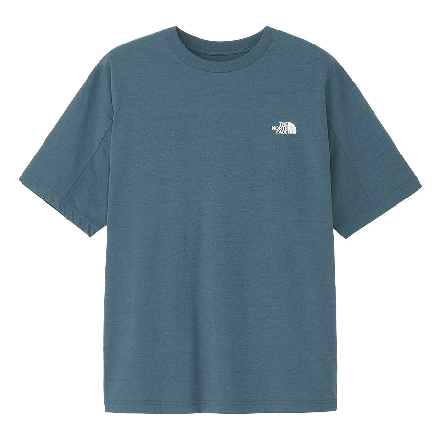THE NORTH FACE（ザ・ノース・フェイス）ES ロゴワイドティー スレートグレー 正面