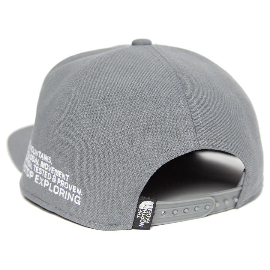 THE NORTH FACE TNFトラッカーキャップ スモークドパール 背面 アメリカンホック NN42660