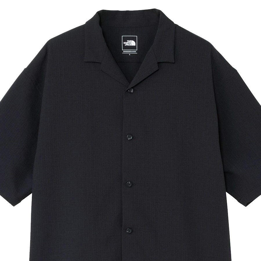 THE NORTH FACE ブラック 上部ディテール
