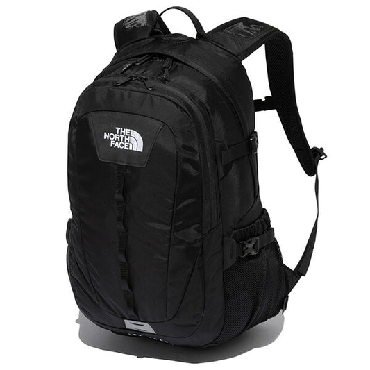THE NORTH FACE ホットショット ブラック リュック 左斜め