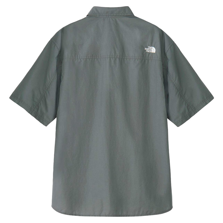 THE NORTH FACE ヌプシシャツ 背面 ヒューズボックスグレー