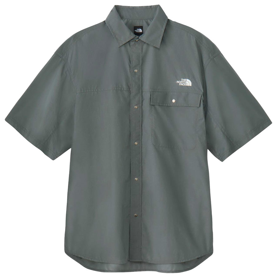 THE NORTH FACE ヌプシシャツ ヒューズボックスグレー 正面