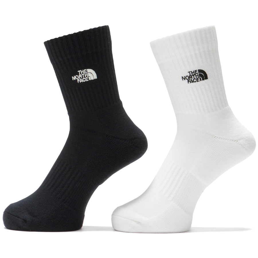 THE NORTH FACE ( ノースフェイス ) TNF ロゴ 2P クルー ソックス 靴下