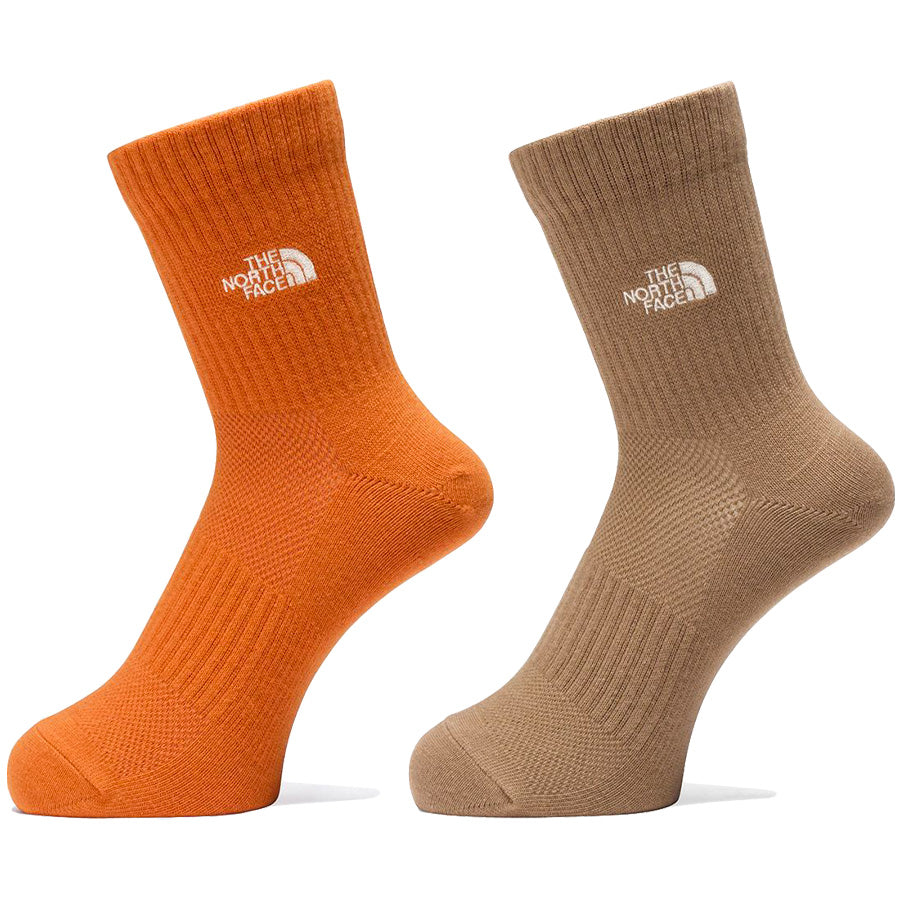 THE NORTH FACE ( ノースフェイス ) TNF ロゴ 2足セット クルー丈