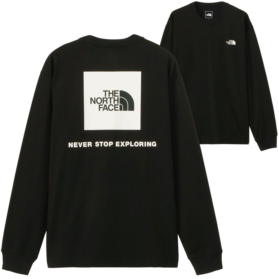 THE NORTH FACE ( ザ ノースフェイス ) ロングスリーブバックスクエアロゴティー Tシャツ