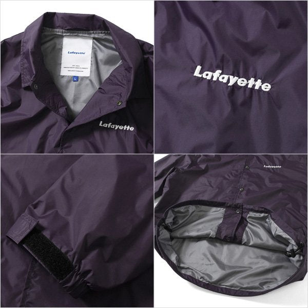 lafayette basic coach jacket purple