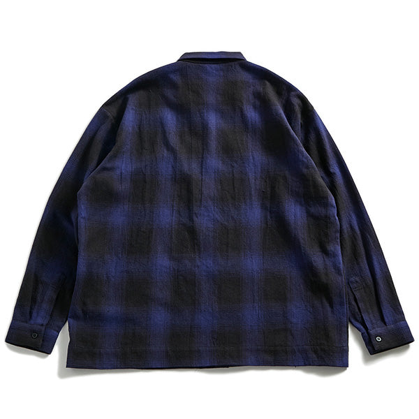 Ombre Check Shirt (Square) – BLACK STORE